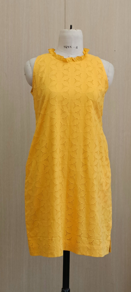 Yellow hakoba dress