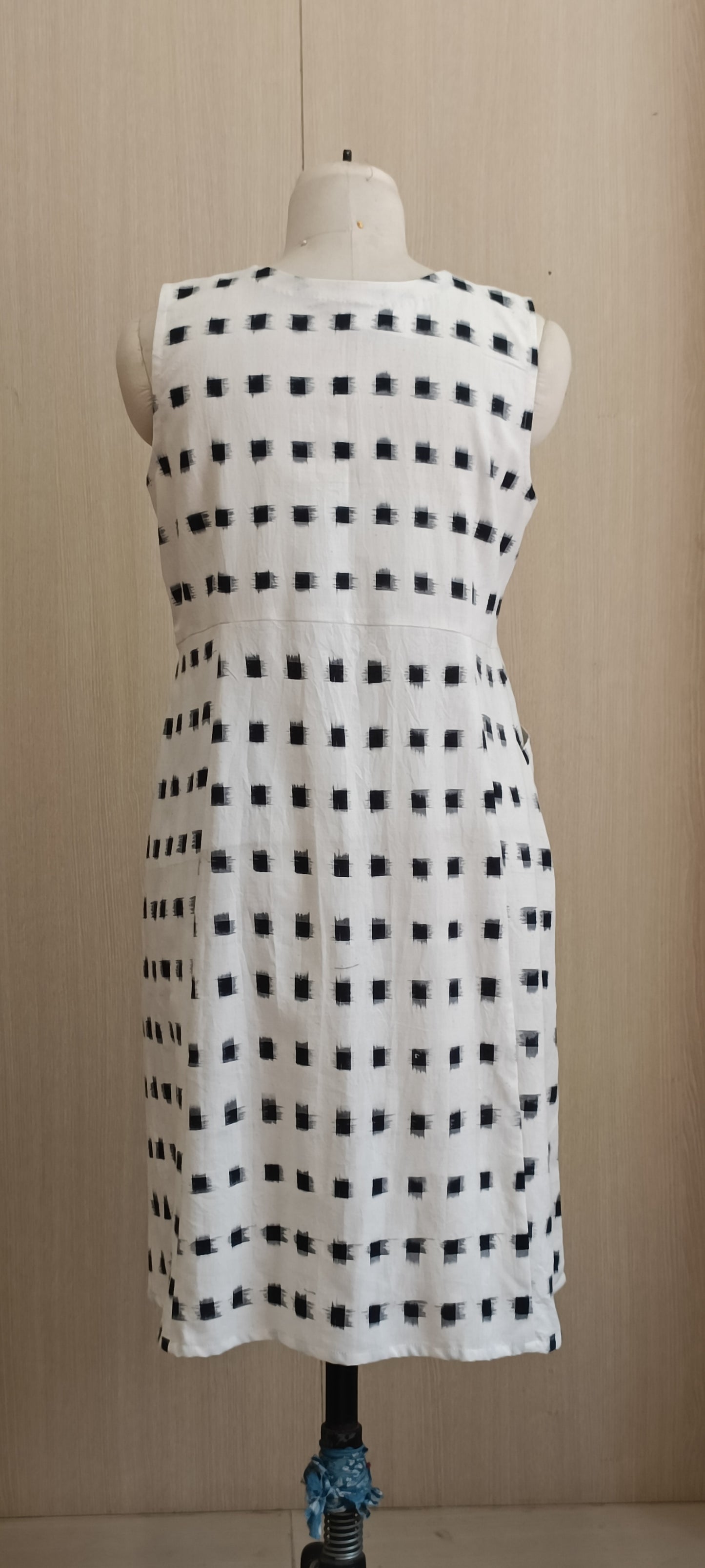 Ikat dress with pockets