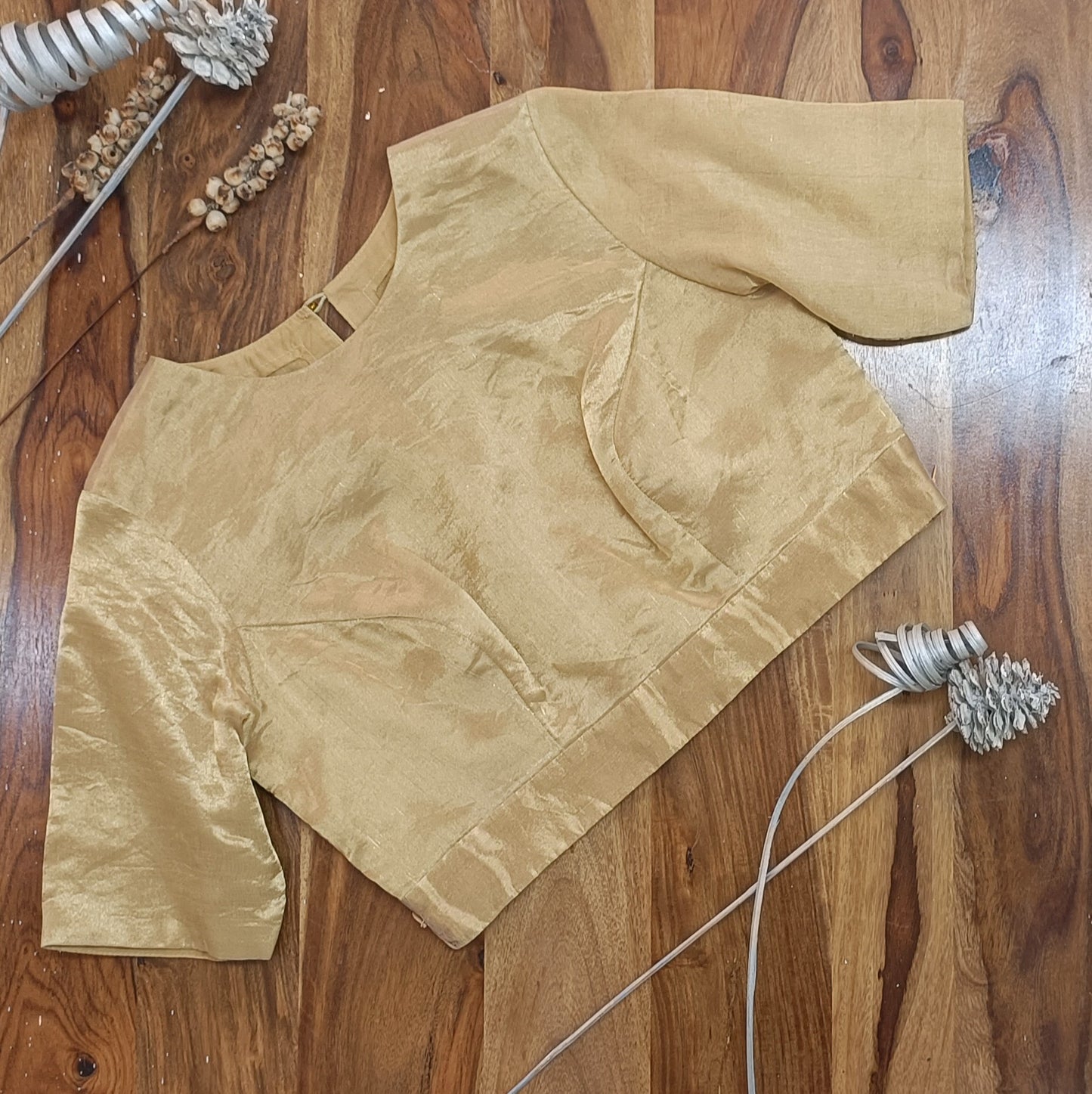 Golden Glow Tissue Blouse